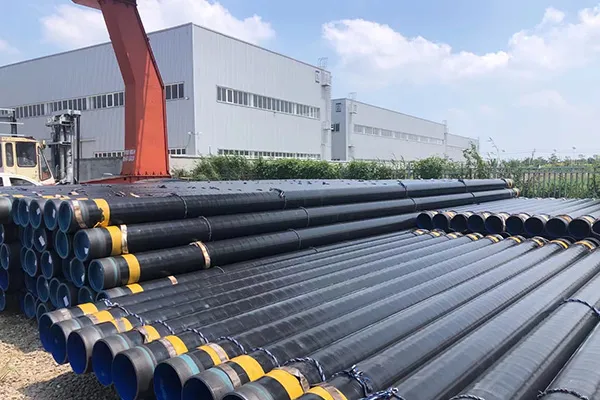 steel pipe coating process,coated steel pipe,steel pipe coating,FBE coated steel pipe,epoxy coated steel pipe