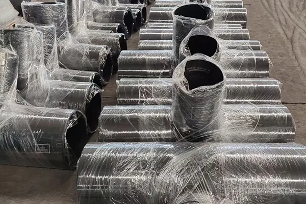 steel tee manufacturing,steel tee inspection,steel tee manufacturing process,steel tee quality control,butt welding tee