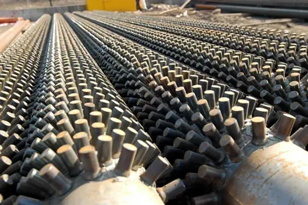 studded tube,studded tube heat exchanger,studded tube selection,studded tube material,boiler studded tube