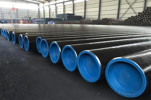 Maintenance method of large diameter straight seam steel pipe