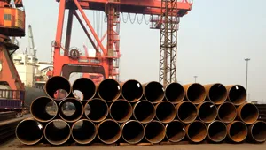 Carbon-LSAW-Steel-Pipe-Loading Carbon-LSAW-Steel-Pipe-Loading