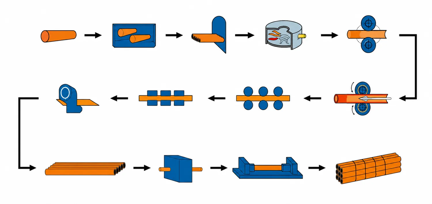 Hot-Rolled-Process-for-Seamless-Steel-Pipe