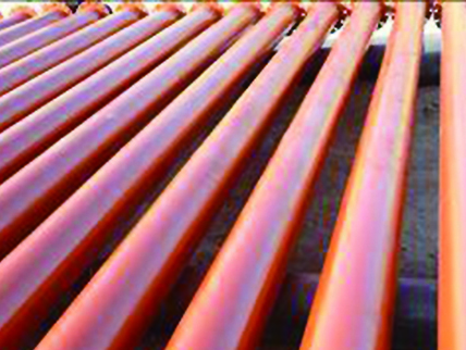 Ceramic-lined steel pipe