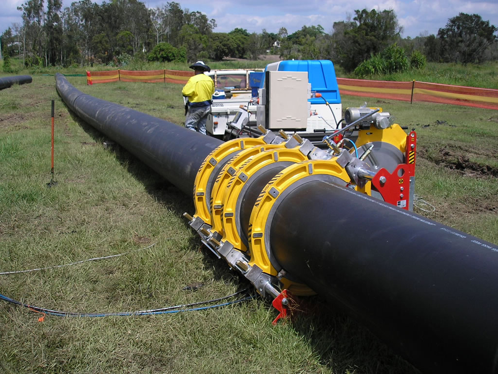 Soudage par fusion de pipeline PE