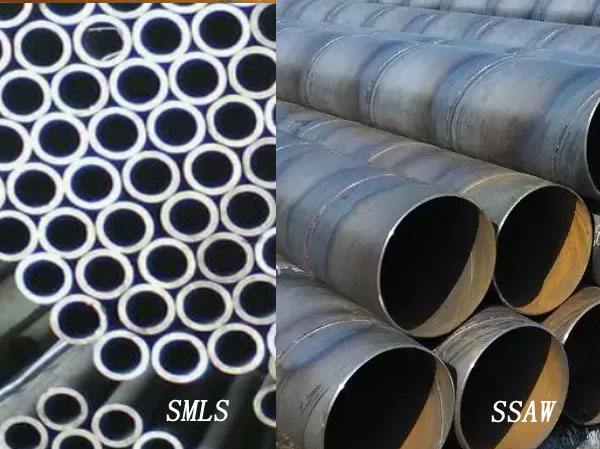 Mga kalainan tali sa spiral steel pipe ug seamless steel pipe