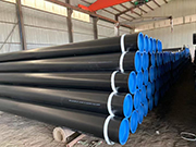 DIN30670 3LPE polyethylene anti-corrosion treatment on the surface of Q345B seamless steel pipe