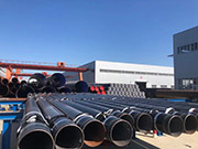 What are the standards for the storage of anti-corrosion steel pipes