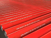 What are the key considerations for the pretreatment and welding of plastic-coated steel pipes