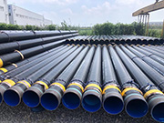 Processing technology and coating method of EP inner and PE outer anti-corrosion steel pipe