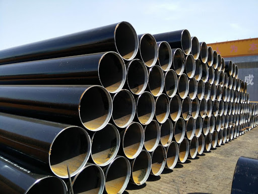 Lubrication problems in the production of straight seam steel pipes