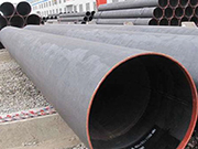 Common industrial large-diameter seamless steel pipe cutting