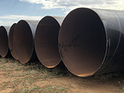 Methods for forming and processing large diameter steel pipe