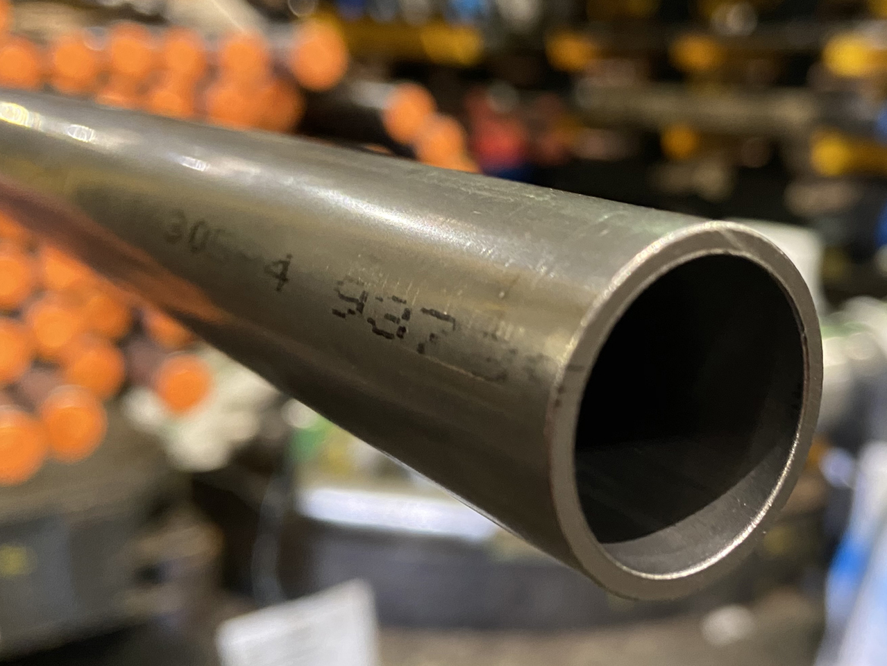 Linear defects in steel