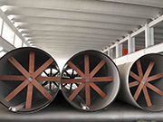 Details of Q355GNH straight seam welded steel pipe in industrial projects
