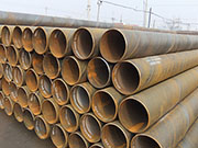 What inspections are required after submerged arc steel pipe production